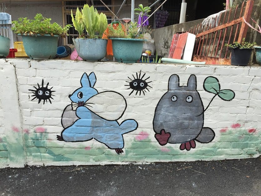 [台南]帶著孩子去找龍貓～part2＠大內龍貓公車站