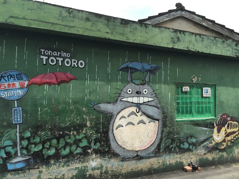 [台南]帶著孩子去找龍貓～part2＠大內龍貓公車站