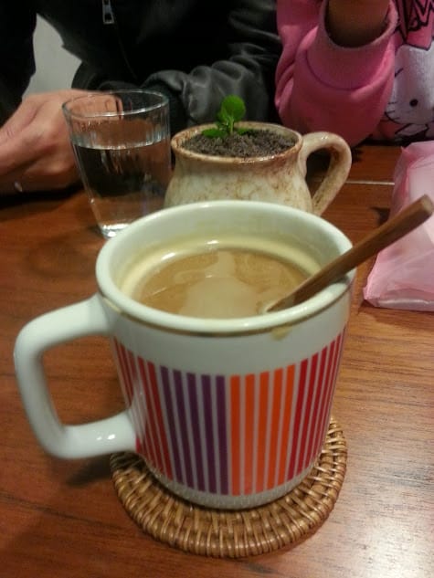 [桃園]大溪。warehouse倉庫咖啡～盆栽奶茶