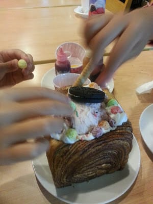 [桃園]親子好好玩～蜜糖吐司DIY＠點水樓。龜山