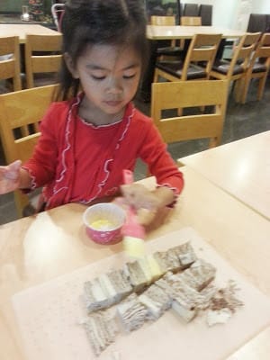 [桃園]親子好好玩～蜜糖吐司DIY＠點水樓。龜山