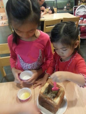 [桃園]親子好好玩～蜜糖吐司DIY＠點水樓。龜山