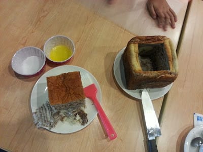 [桃園]親子好好玩～蜜糖吐司DIY＠點水樓。龜山