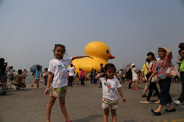 Travel。2nd緩島之旅～Day1[高雄光榮碼頭]黃色小鴨我們來啦！！