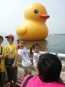 Travel。2nd緩島之旅～Day1[高雄光榮碼頭]黃色小鴨我們來啦！！