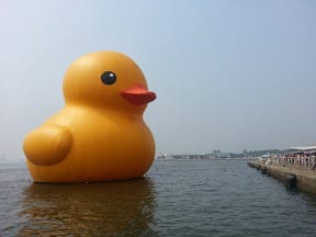 Travel。2nd緩島之旅～Day1[高雄光榮碼頭]黃色小鴨我們來啦！！