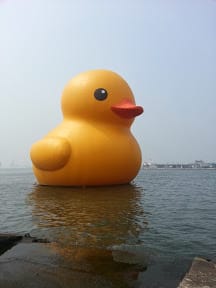 Travel。2nd緩島之旅～Day1[高雄光榮碼頭]黃色小鴨我們來啦！！