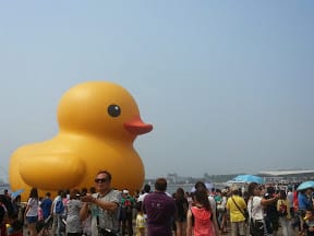 Travel。2nd緩島之旅～Day1[高雄光榮碼頭]黃色小鴨我們來啦！！