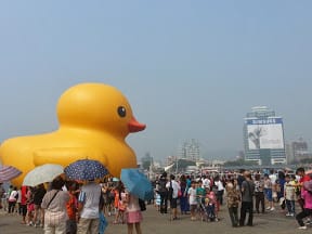 Travel。2nd緩島之旅～Day1[高雄光榮碼頭]黃色小鴨我們來啦！！