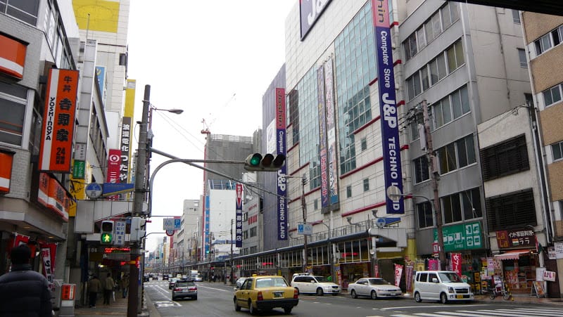2008 [Kyoto京都]賞櫻之旅Day5#1 大阪傳說中的電器街/通天閣/難坡午餐