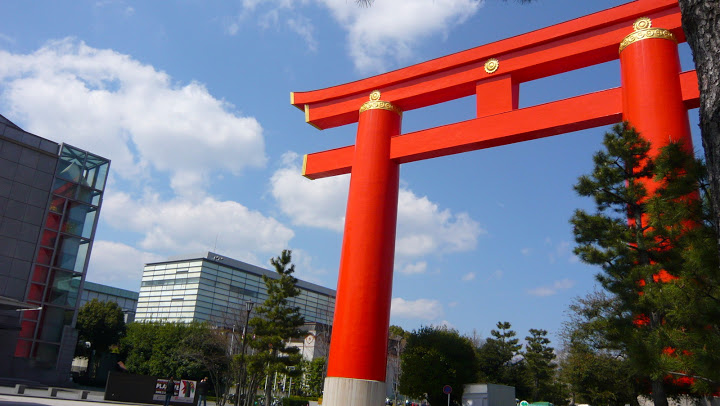 08 Kyoto京都 賞櫻之旅day2 4大鳥居 平安神宮 京都美術館前 天使馨 魔鬼嫙