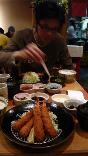 2008 [Kyoto京都]賞櫻之旅Day1#6 KYK豬排晚餐&京都車站夜景