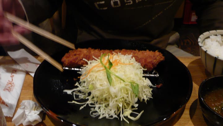 2008 [Kyoto京都]賞櫻之旅Day1#6 KYK豬排晚餐&京都車站夜景