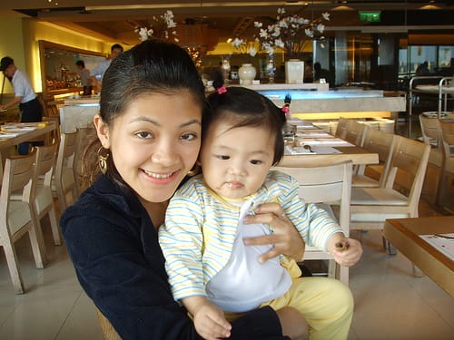 馨馨”響”吃下午茶